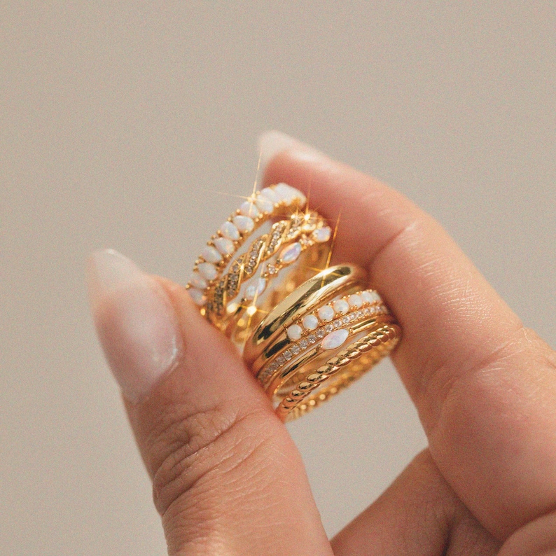 DOME Ring • Minimalist Ring • Modern Geometric Ring • Silver Ring, Gold Ring • Statement Ring • Pinky Ring • RR001 image 8