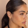 Duo Pave Ear Cuff Earrings • Trending Diamond Ear Cuffs, Minimalist Style • Ear Cuff No Piercing • Gift For Her • ER084