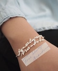 Handwriting Bracelet • Custom Actual Handwriting Jewelry • Signature Bracelet • Memorial Personalized Keepsake Gift • Mother&#39;s Gift • BH01