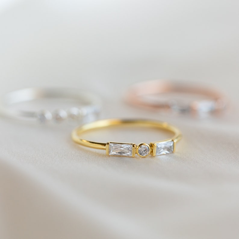 Initial Morse Code Ring by Caitlyn Minimalist Diamond Ring with Personalized Letter Cute Jewelry for Couples Anniversary Gift RM105 ROSE GOLD