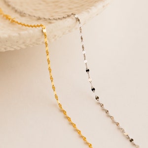 Oval Chain Bracelet By Caitlyn Minimalist • Dainty Mirror Link Chain Bracelet for Layering, Everyday Wear • Mom Gift • BR024