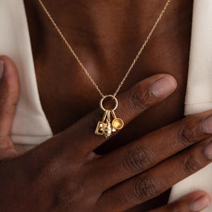 Grote Rolo-ketting van Caitlyn Minimalist • Opvallende schakelketting in goud • Perfect voor bedelsieraden • Verjaardagscadeau • NR322