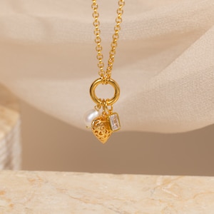 Vintage Heart Charm by Caitlyn Minimalist Dainty Heart Pendant in Gold Perfect for Charm Bracelet & Necklaces Anniversary Gift XR022 image 6