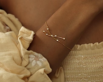 Constellation Bracelet • Zodiac Bracelet • Celestial Bracelet • Celestial Personalized Jewelry • Birthday Gift for Her • BM55