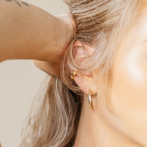 Cartilage Ear Cuff Earrings • Trending Ear Cuffs, Minimalist Style • Ear Cuff No Piercing • Perfect Gift for Her • ER048 image 2