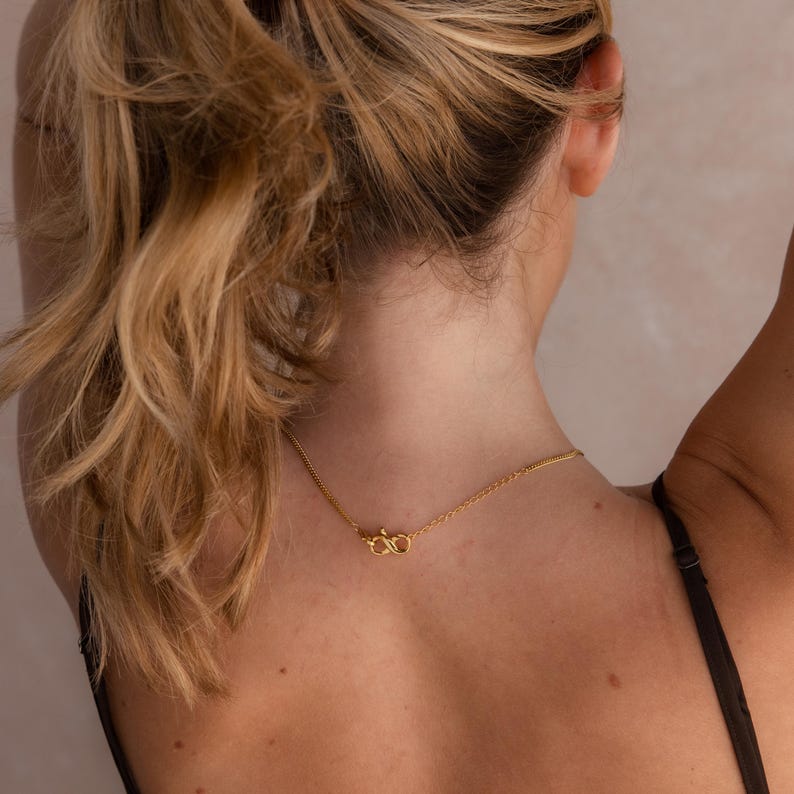 Lobster Clasp Extender Set by CaitlynMinimalist • Set of 2 Bracelet & Necklace Extenders in Gold • Minimalist Jewelry • Gift for Mom • XR045 image 9