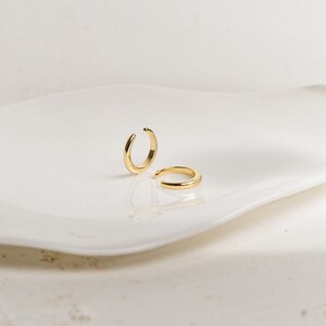 Cartilage Ear Cuff Earrings • Trending Ear Cuffs, Minimalist Style • Ear Cuff No Piercing • Perfect Gift for Her • ER048 18K GOLD