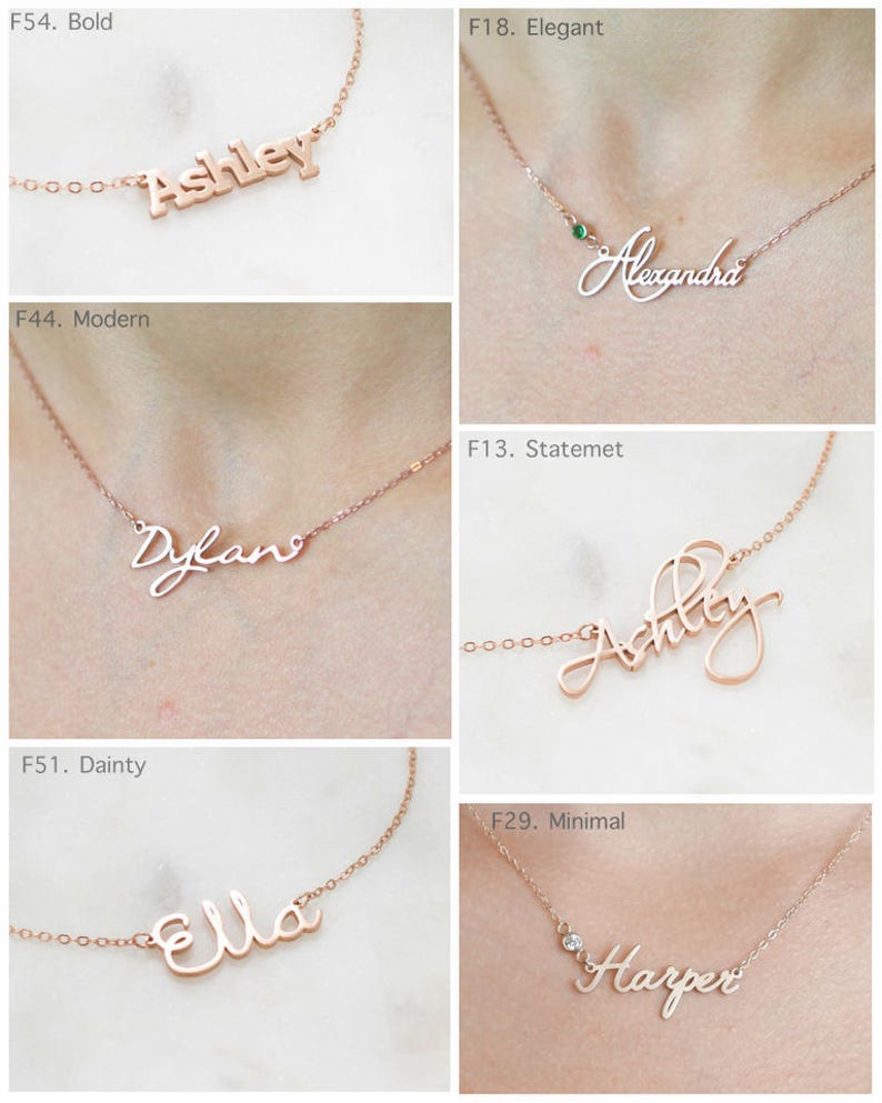 Custom Name Choker with Birthstone Everyday Name Necklace Personalized Children Necklace MOTHERS GIFTS Birthday Gift NH04F51 image 9
