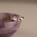 Duo Birthstone Dome Ring by Caitlyn Minimalist • Chunky Silver Gemstone Ring • Custom Toi et Moi Ring • Personalized Gift for Her • RM211