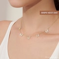 Butterfly Necklace in Sterling Silver, Gold & Rose Gold • Pave Butterfly Necklace • Bohemian Jewelry • Bridesmaid Gifts  • NR001