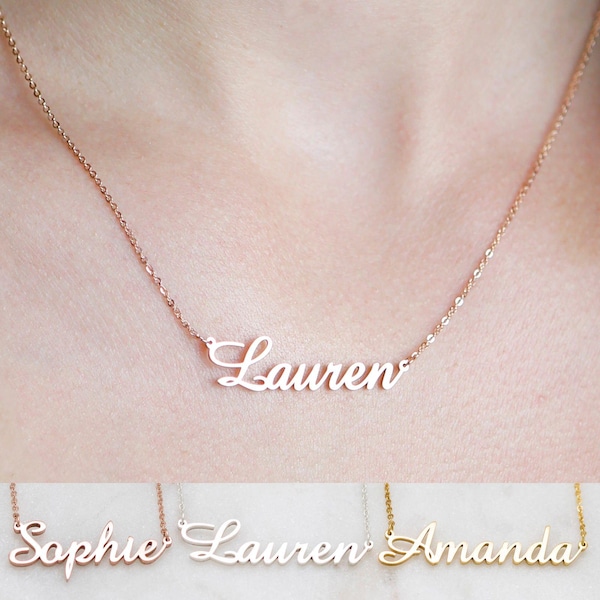 Personalized Name Necklace • Customized Your Name Jewelry • Best Friend Gift • Gift for Her • BRIDESMAID GIFTS • Mother Gifts • NH02F49