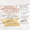 Custom Handwriting Necklace • Signature Necklace • Engraved Handwriting Bar Necklace • Memorial Signature Keepsake Jewelry • Mom Gift • NM22