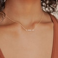 Dainty Mama Necklace by Caitlyn Minimalist in Sterling Silver, Gold & Rose Gold • New Mom Necklace • Mothers Day Gift for Wife • NR014