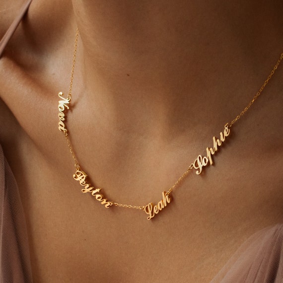 Personalized Multiple Name Necklace by 
