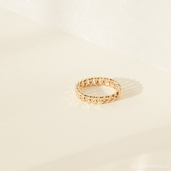 Caitlyn minimalist on sale ring etsy