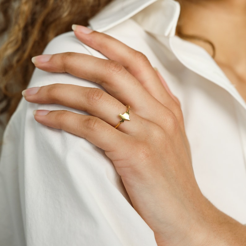 Custom State Ring \u2022 Custom City Ring \u2022 Sterling Silver State Initials Ring \u2022 Gifts for Her \u2022 MOTHER GIFTS \u2022 RM02