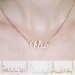 Custom Name Necklace • Children Necklace • Sterling Silver Necklace • Baby Shower Gift • Bridesmaid Gift • Mom Gift • NH02F52 