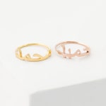 Gold Arabic Rings