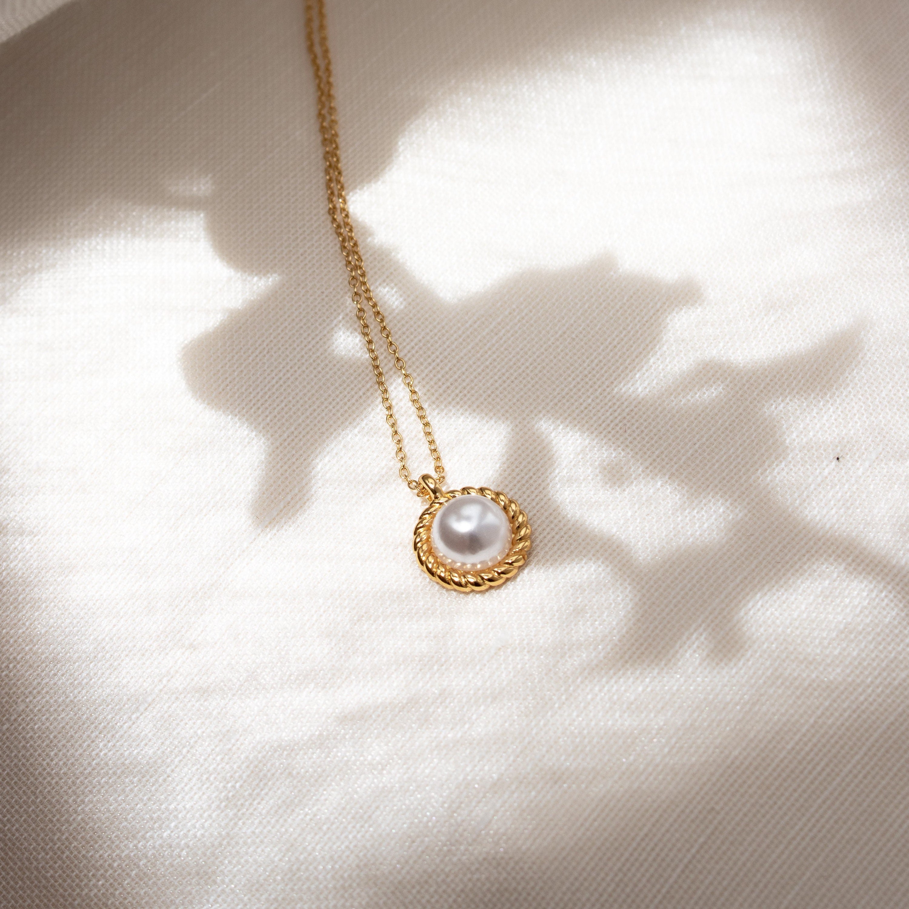 RACHEL Pearl Necklace by 