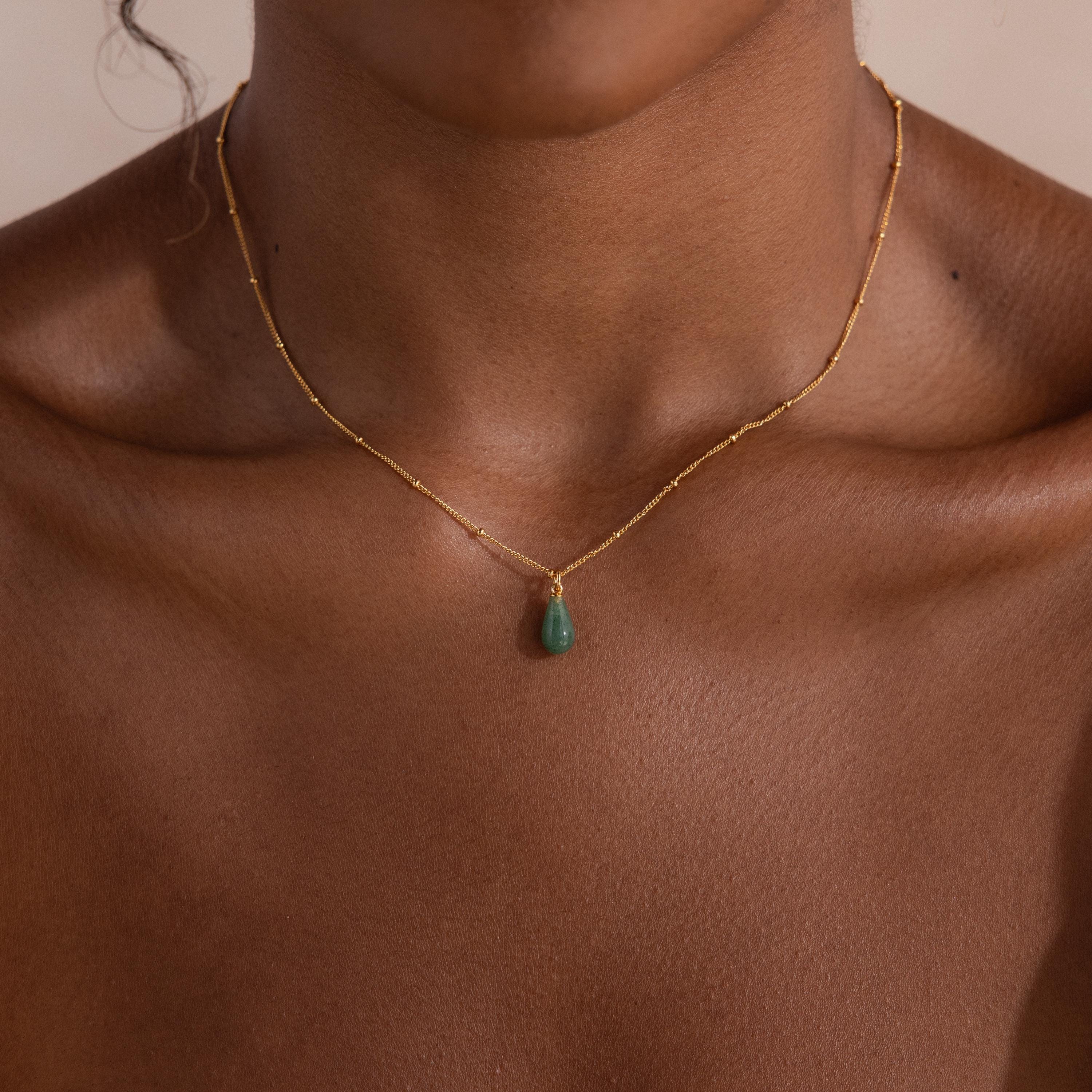 Girocollo Corto Con Ciondolo A Disco - Collana Minimalista In Argento - Regalo Spedizione USA