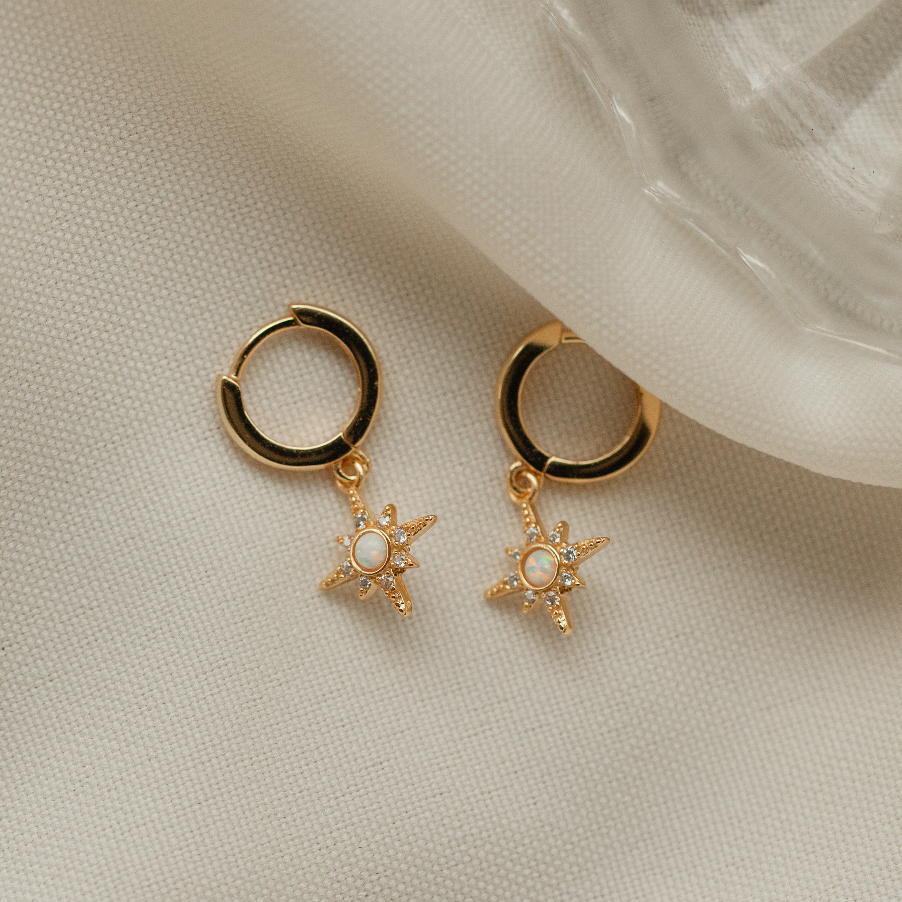 Farrah B Starlit Huggie Earrings