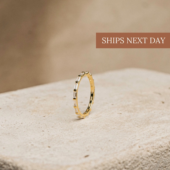 Etsy diamond deals eternity band