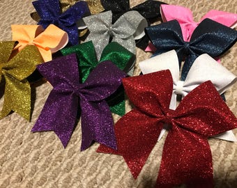 keychains -Cheer Bow Keychains-cheer Bow Keychain- red keychain - Glitter cheer bow keychain-blue keychain-silver cheer bow keychain_