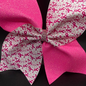 Neon Pink Glitter Cheer Bow-Pink Bow with rhinestones, Pink cheer bow, competition Bow-Team Bow-Cheer Bow- Pink Bow