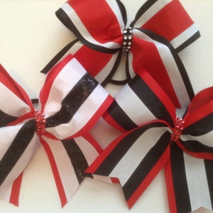 UGA Cheer Bow Colors - Etsy