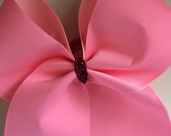 Pink Cheer Bow
