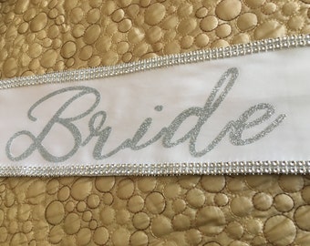 Bridal Sash, Bachelorette Sash, Personalized sash