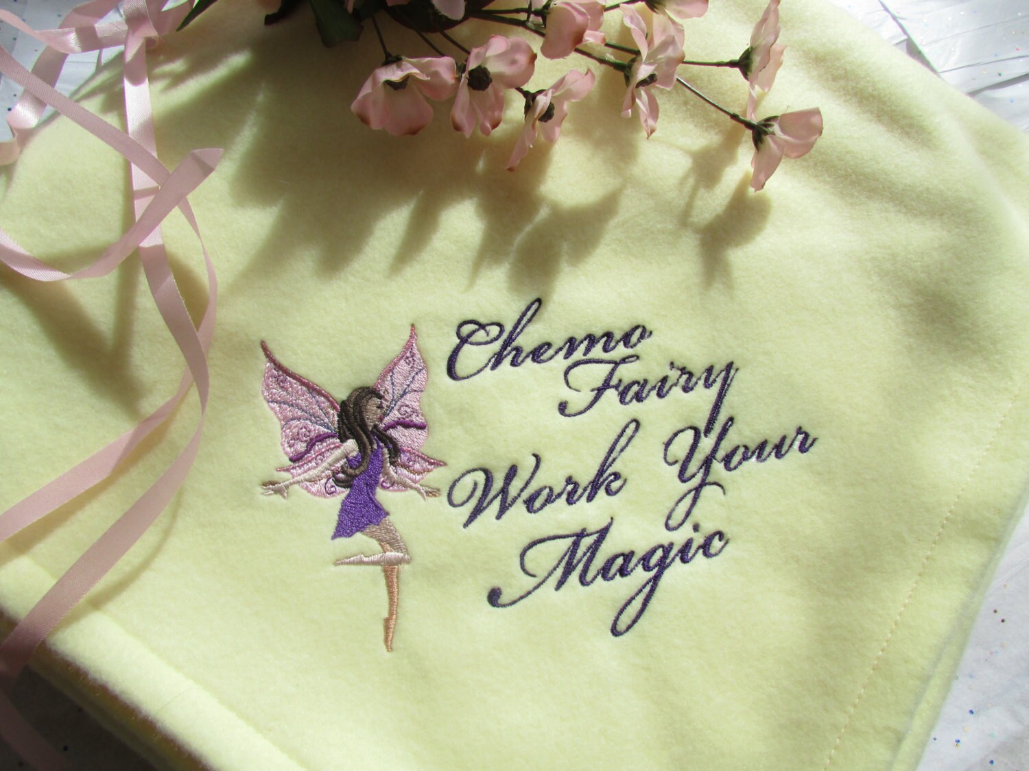 Chemo Fairy Throw Blanket Etsy