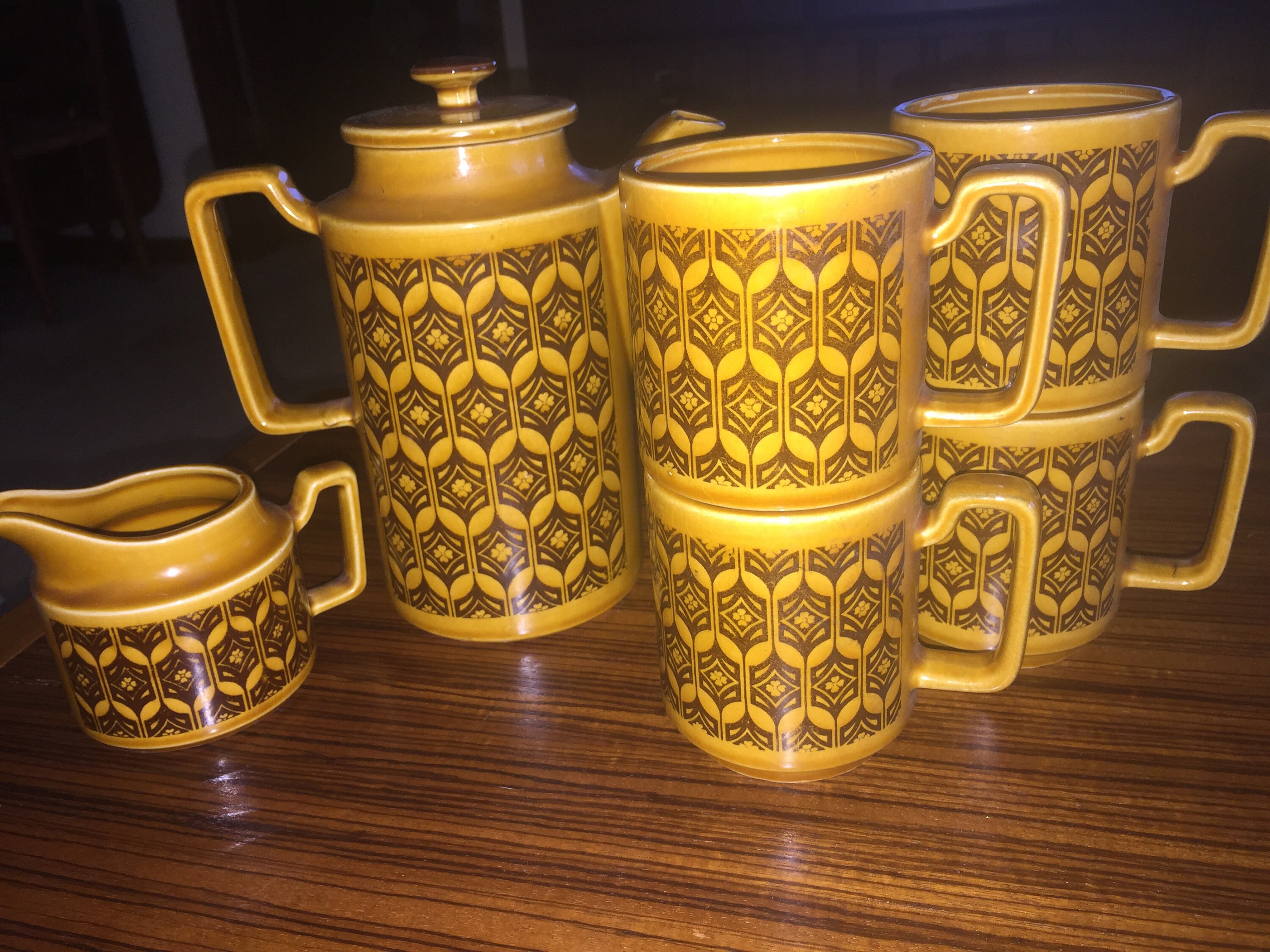 Vintage Royal Sealy Japan coffee tea pot set Etsy