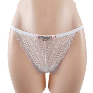 Daddys girl lace g-string.