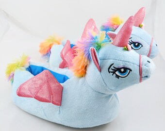 Ddlg unicorn slippers bdsm cute fetish kinky cosplay costume sissy lolita size 8/9