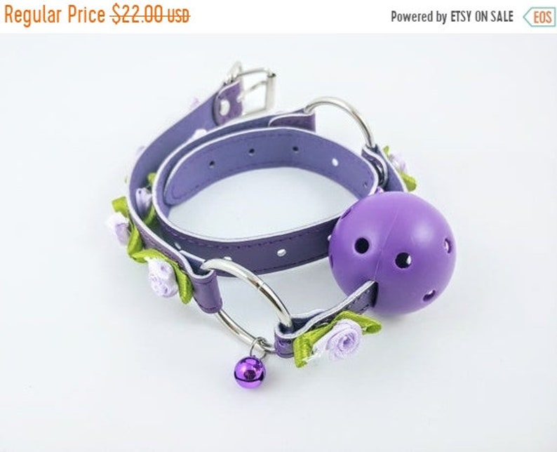 10offsale Luxury Rose Ballgag Petplay Ddlg Fake Leather Ball Etsy
