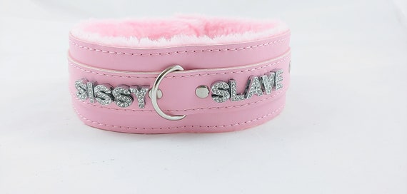 Rhinestone Slave Collar BDSM