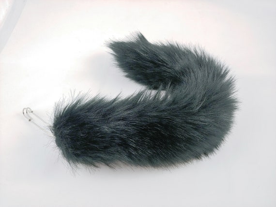 10offsale LUXE bdsm cosplay clip on pin on kitten tail petplay crossdresser sissy fetish kinky ddlg lolita