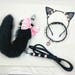 Kitten mature bdsm playset petplay buttplug fetish kinky tail ears collar leash lolita