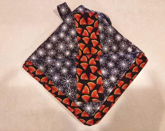 Reversible Quilted Casserole Carrier, Cotton Insulated Potluck Tote