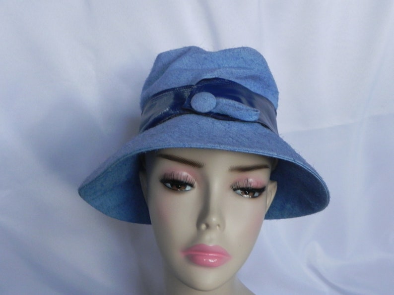 Light Blue Cloche Bucket Hat by Dachettes Designed by Lilly Etsy