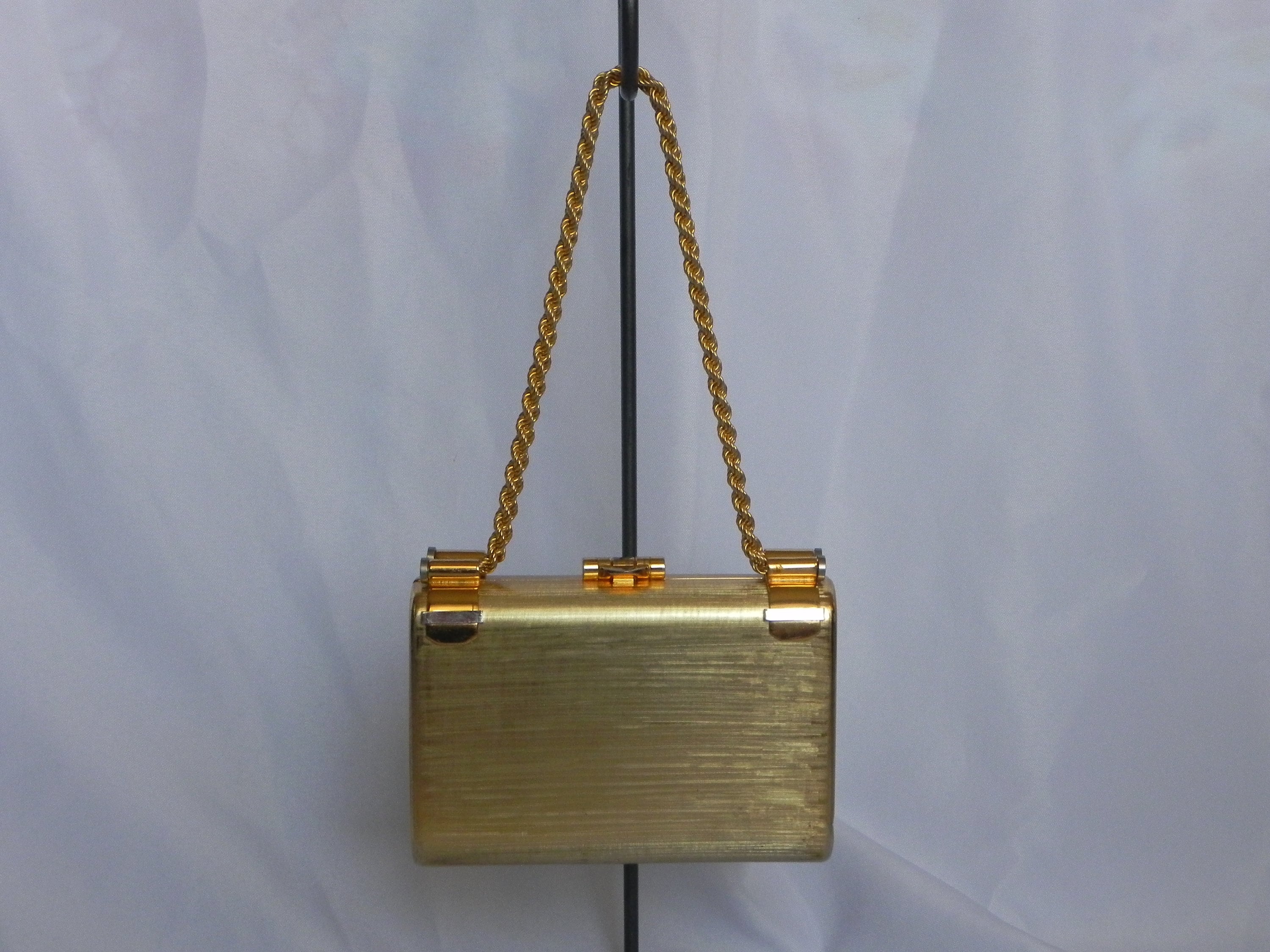 Gold cheap metal purse