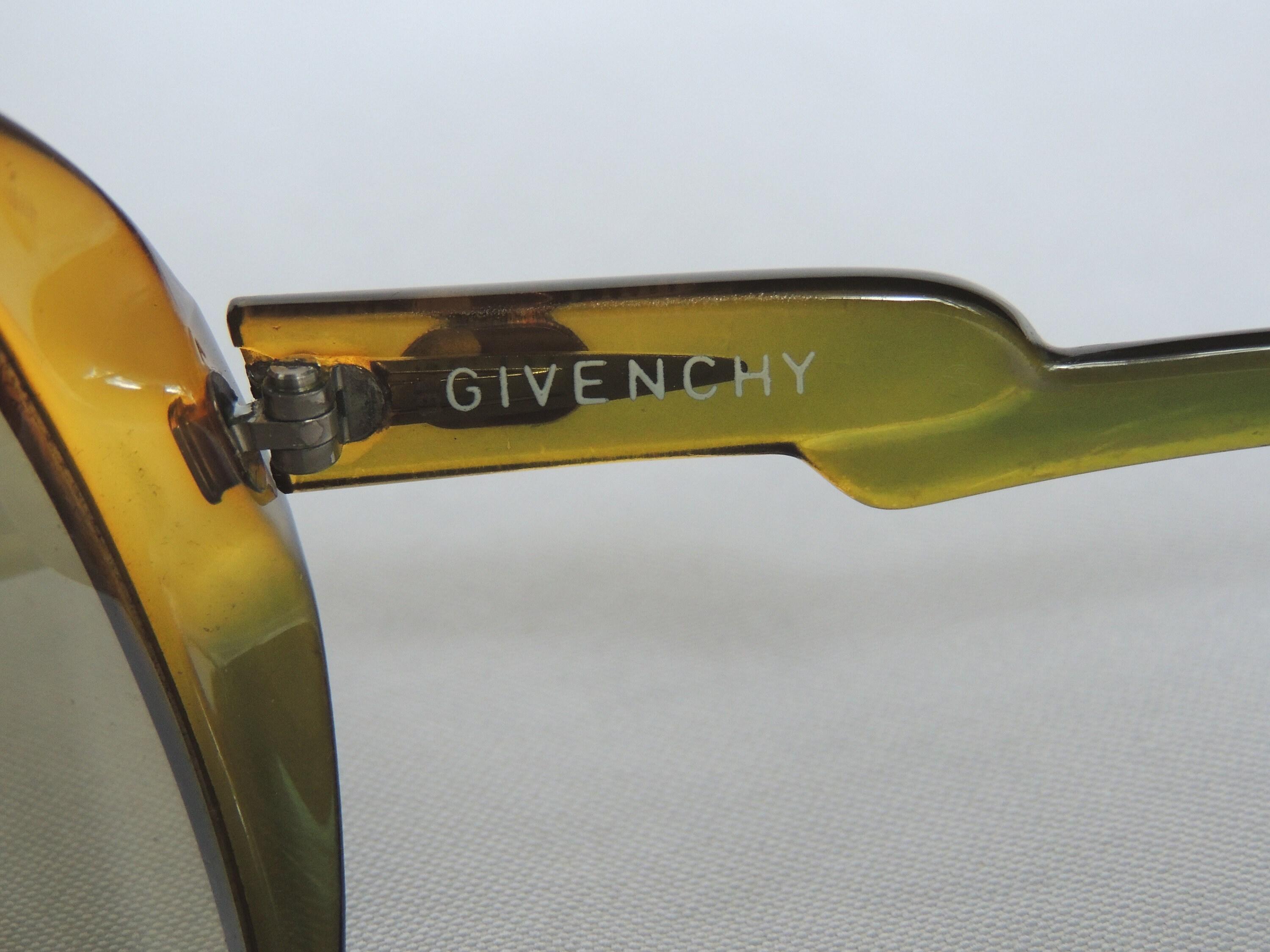 Vintage Givenchy Designer 1970's Oversized Boho Hippie Amber