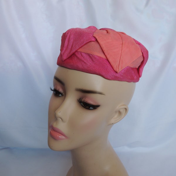 Pink Pillbox Hat Etsy