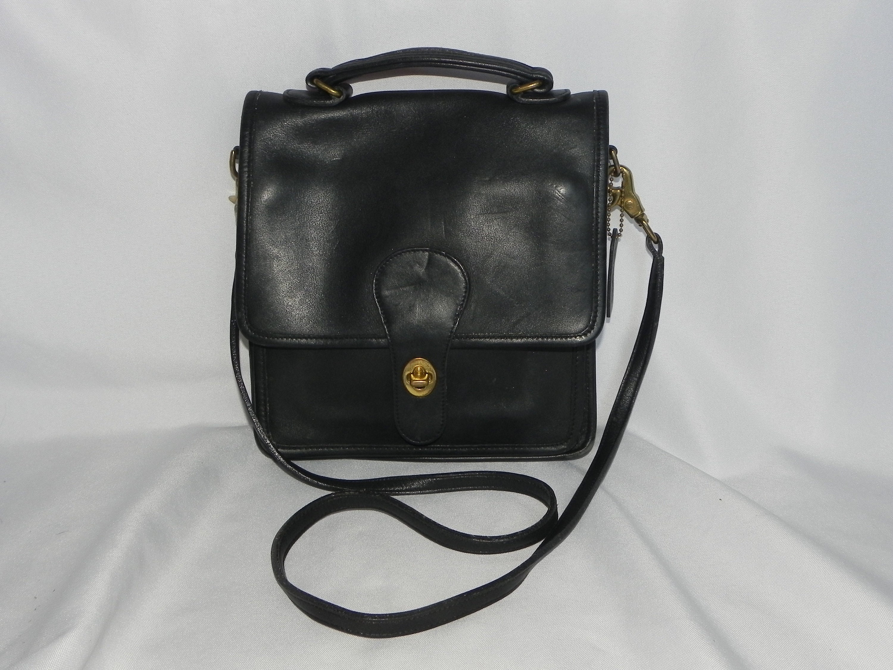 Vintage Black Coach Handbags 