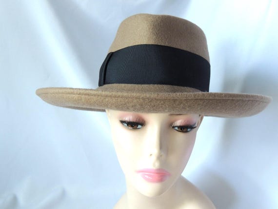 Eric Javits Elegant Tan Wide-Brim Hat excellent Like New Eric Javits Kaya Rain Hat (Bone Jaguar) - Water-Resistant  main image 3