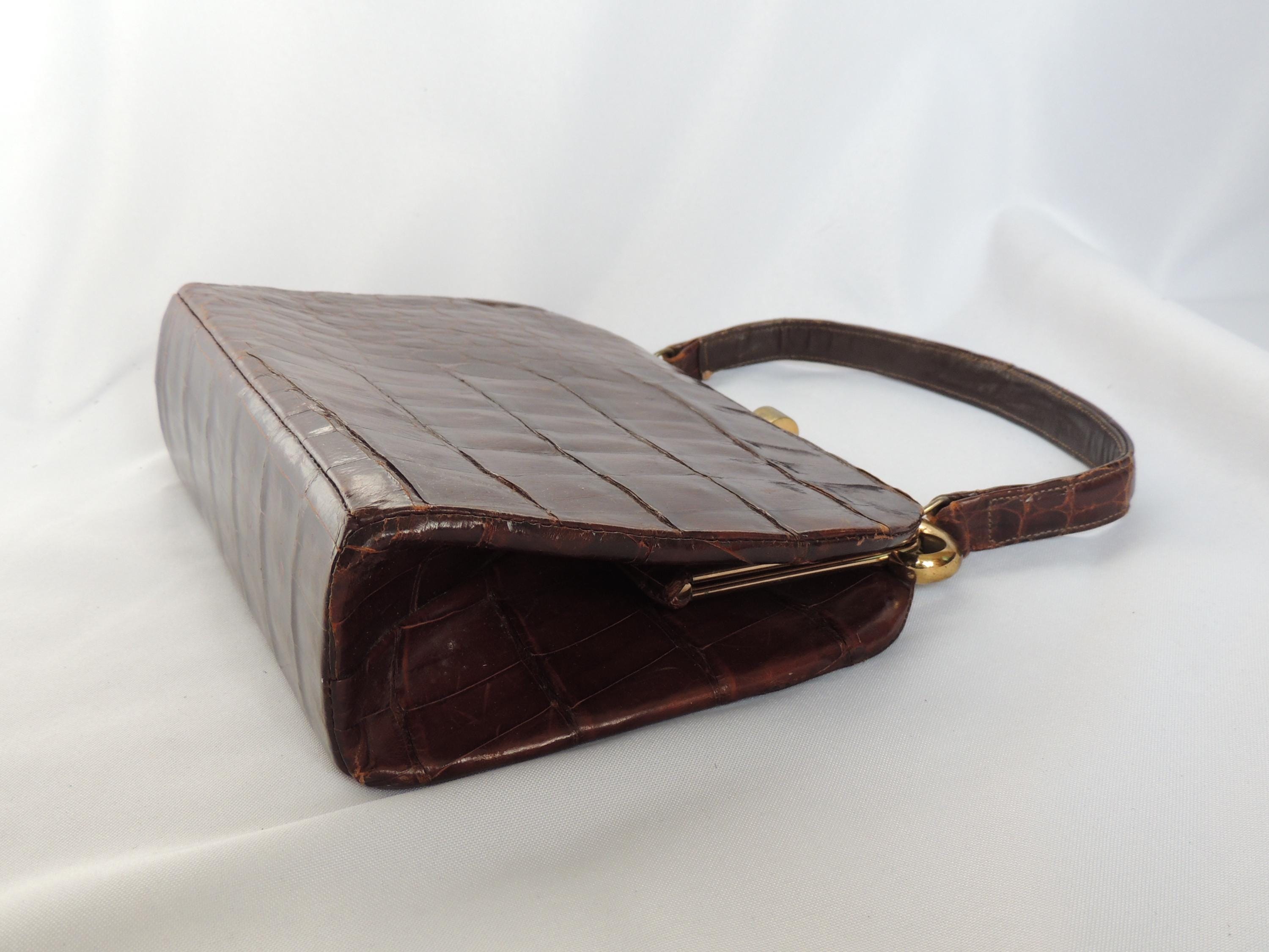ヴィンテージ ブラウン リザード MCM ミッドセンチュリー モダン 