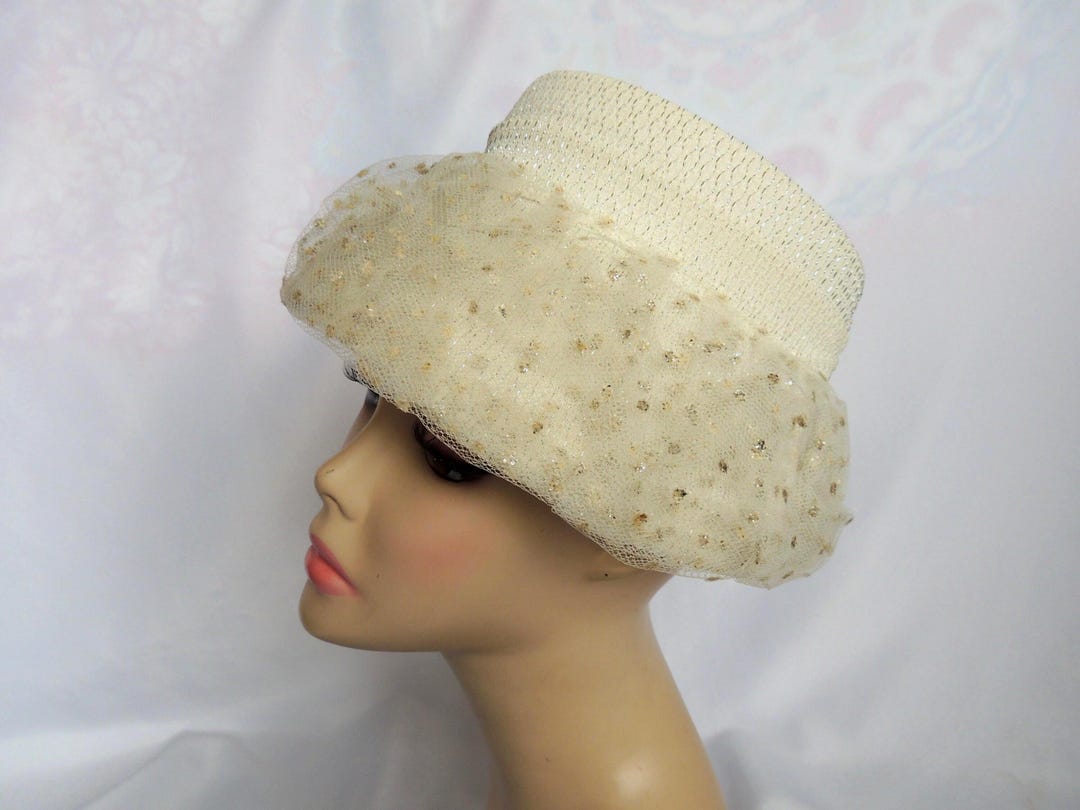 Vintage off White/ivory Mid Century Modern MCM Bucket  display picture 3