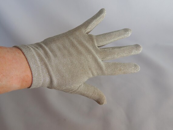 Vintage Metallic Gold Gloves