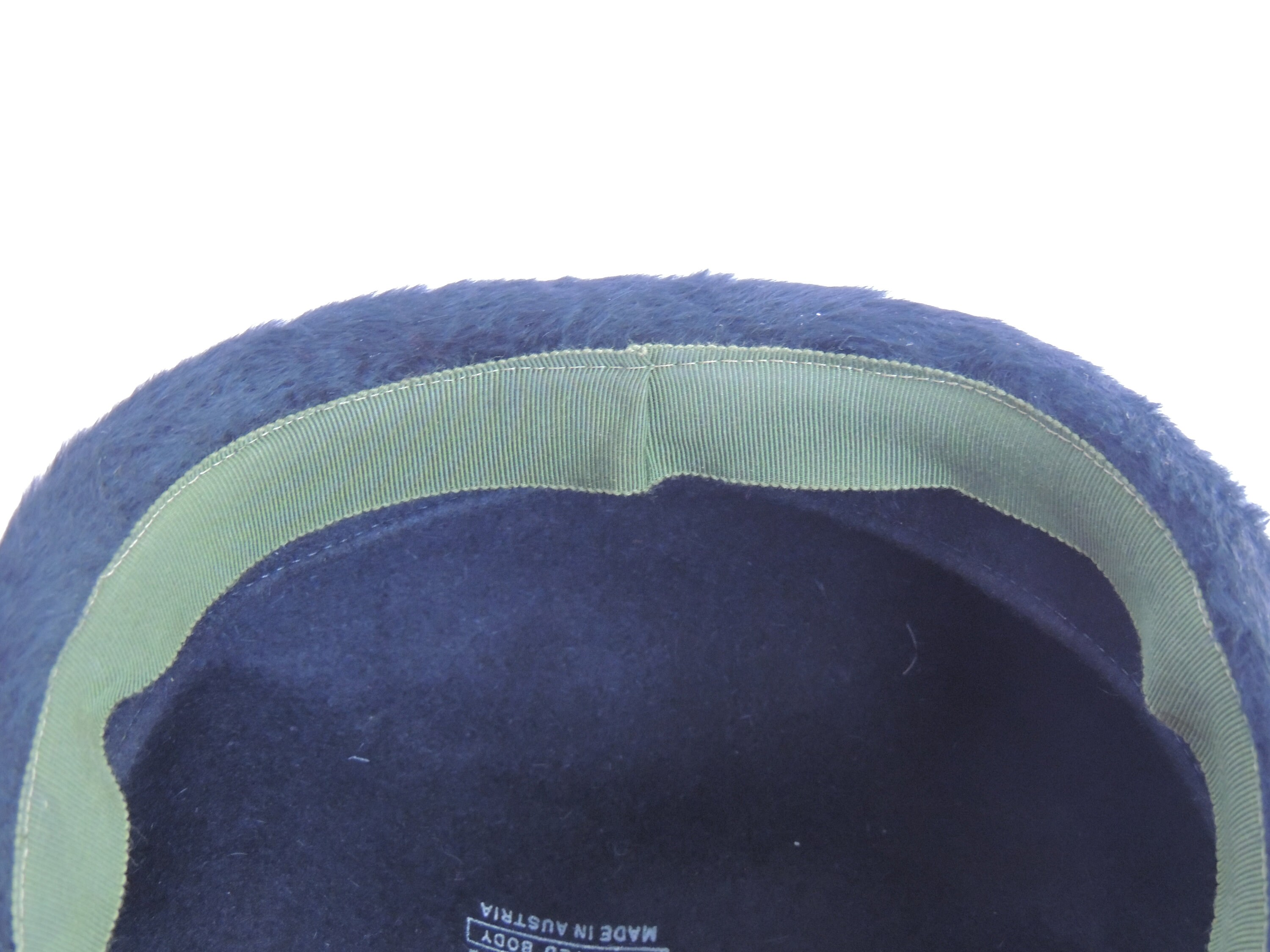 Oleg Cassini Black Plush Fur Hat Vintage Oleg Cassini Black Felted Fur Cloche/beanie Style  main image 3